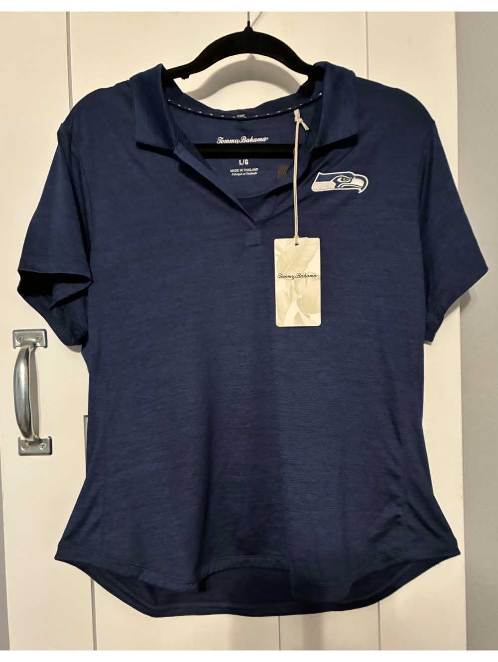 NWT Tommy Bahama IslandZone NFL Seattle Seahawks Polo Size L 12-14